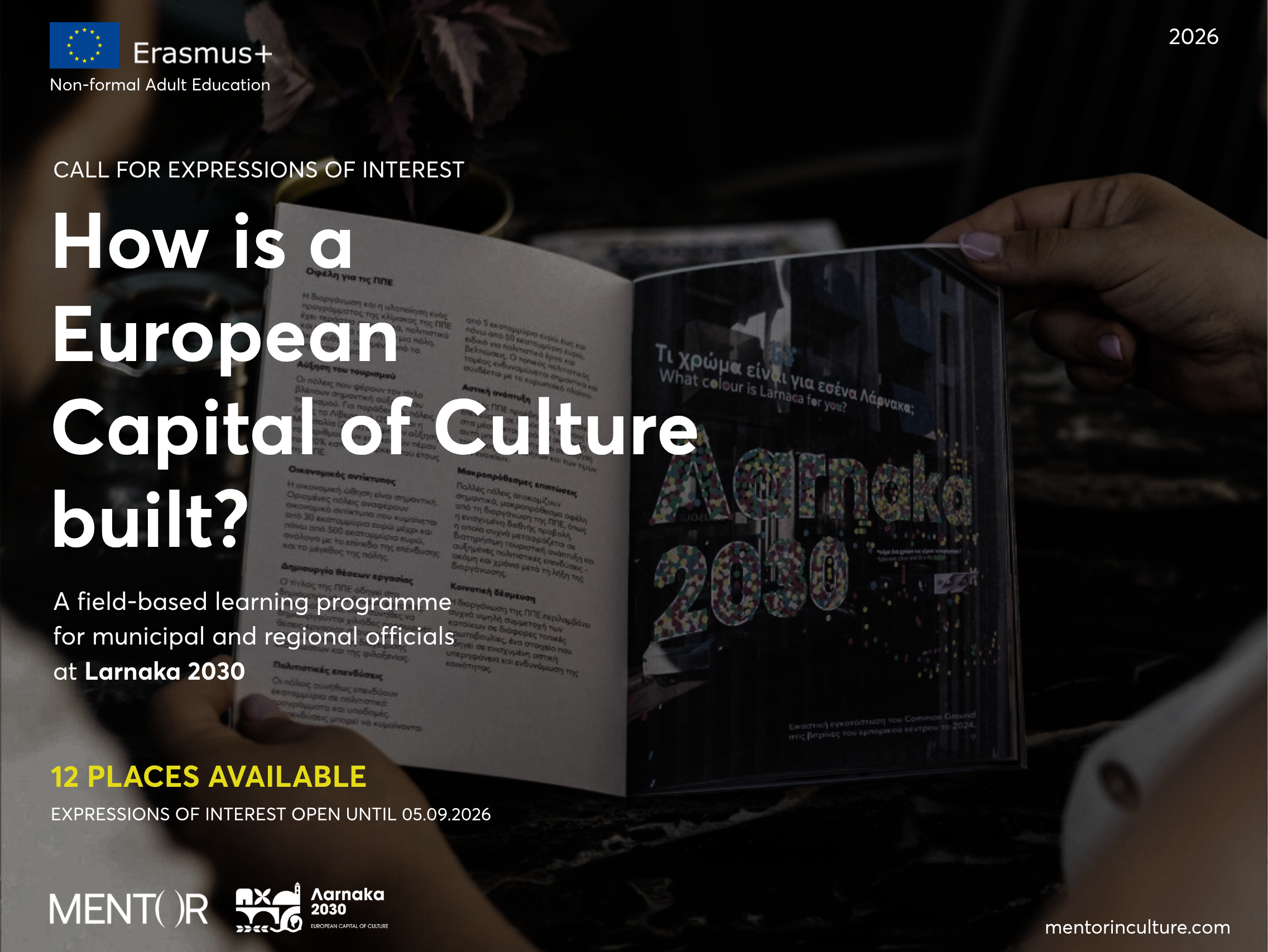 How is a European Capital of Culture Built? Larnaka 2030: Educational Programme for Municipalities and Regional Authorities
